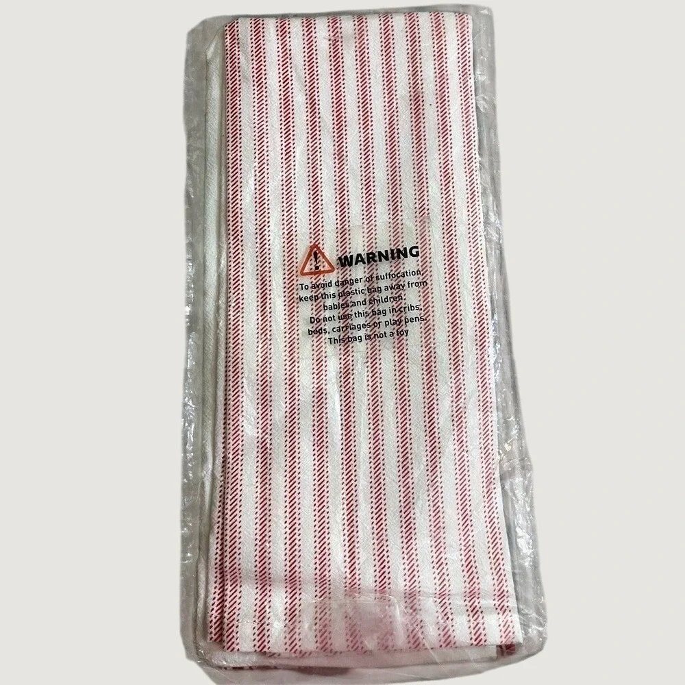 Serafina Home Kitchen Towel Set Of 3 Baking Spirits Bright Red White Festive
